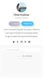 Mobile Screenshot of omereryilmaz.com
