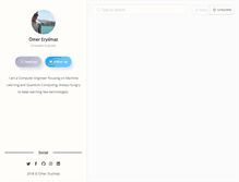 Tablet Screenshot of omereryilmaz.com